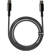 Baseus Tungsten Gold Fast Charging Cable Type-C to Type-C 100W, 2m, Black