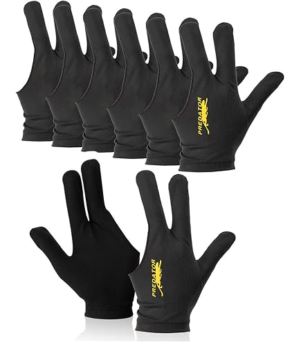 Lot De 6 Gants Billard 3 Doigts HFYMXNB - Précision Et Confort