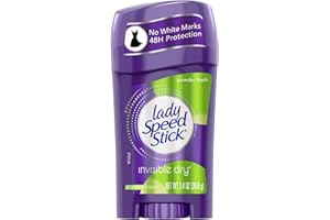 Lady Speed Stick Invisible Dry Antiperspirant & Deodorant, Powder Fresh - 1.4 oz - 4 pk by Lady Speed Stick