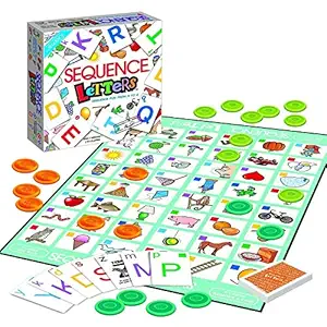 Zenith Toys Sequence Letters Board Game for Kids Board Game