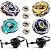Produktbild 4er Set Kampfkreisel Kreisel Bltz Striker Jade Jupiter Sol Blaze Phoenix mit 2 Launcher Extra Track Metallspitzen Metal Spitzen