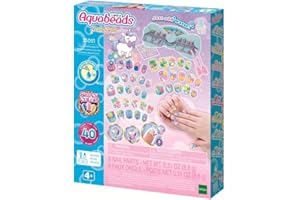 Aquabeads Nail Studio - Mon Kit de Manucure Licorne - Kit de Loisir créatif et activité Manuelle pour Enfants de 4 Ans et + - Jouet de manucure Enfants - 35051