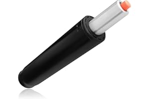 TIANSHU Sostituzione del cilindro della sedia, bombola del gas per impieghi gravosi (450 libbre) per sedie da ufficio, sollevamento pneumatico a gas a pistone di dimensioni universali (piccolo, nero)