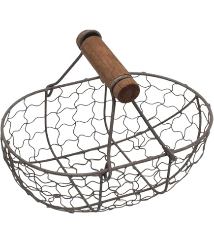 Cestino Per Raccolta Uova A Forma Di Gallina | In Tela Resistente Per Pollaio, Oche E Anatre - Foto 3