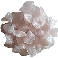 Rosenquarz Edelstein Rohsteine 1000 Gramm | Dekosteine für Zimmerbrunnen | 100% Natur-Steine Chips | Kristalle für…