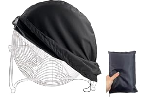 Sanseenia Industrielle Bodenventilatorabdeckung, wasserdichte und staubdichte Lüfterabdeckung, passend für die meisten 45,7 cm 50,8 cm hohen Geschwindigkeit, elektrische Industriegeschäfte und