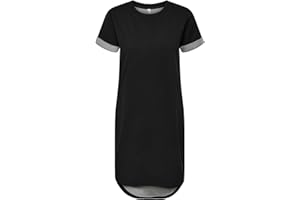 ONLY JDY Ivy Life Folded Contrast Sleeve T-Shirt Dress