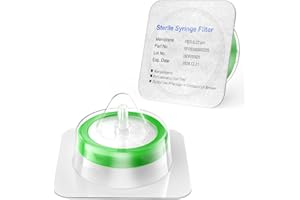 Biomed Scientific - Filtri per siringa sterile, diametro 33 mm, confezione da 10, confezione da 10