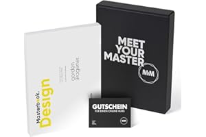 MYM MEET YOUR MASTER Meet Your Master Geschenkbox Gorden Wagener - Online-Kurs zum Thema Design - Kursgutschein & Masterbook - Die Inspirationsquelle für alle Kreativen