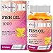 St.Botanica Fish Oil 1000 mg (Double Strength) with 600 mg Omega 3 - 60 Softgels (330mg EPA, 220mg DHA) RS.999.00