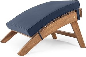 Plant Theatre Adirondack - Cojín para reposapiés, color azul marino