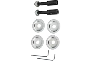 ENTGOINGGO Bench Grinder Spindle Adapter Left and Right Set for Grinding and Polishing Tasks