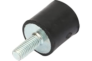 Heaveant Gummilager, M5x12 Gummidämpfer Stoßdämpfer Anti Vibrations Isolator Vibratio Silentblock 4 Stück für Luftkompressoren Motoren Wasserpumpen