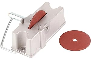 ‎AKOZON manuell Kolbenringfeiler, Kolbenringfilter, Kolbenringschleifer 66785 66786 Hartmetall-Schleifscheibe mit 120er Körnung aus Aluminiumlegierung für die Re