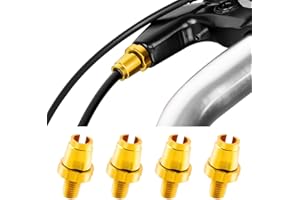 SUJEBKC Freni Bici,Leve Per Bicicletta,Vite di regolazione per leva del freno, in lega di alluminio di Regolazione del Bullone di Fissaggio Accessori per Adatto alla Maggior Parte delle Biciclette（oro）