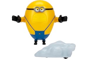 MINIONS Despicable Me 4 Speed Burst Mega Dave Action Figure | Pull Mega Dave Back for A Burst of Speed | Collect All 5 | All with A Different Play Feature and Accessories