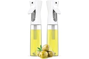 GENERIC AYADUKA Olive Oil Sprayer - Air Fryer & Salad Cooking Gadget (200 ML, 1 PC White/Black)