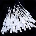 150 Pcs Plastic Glue Micro-Tips,Glue Extender Applicator for Bottles Glue Extender Precision Applicator for Lab Dispensing Adhesive Dispensers Crafting, White