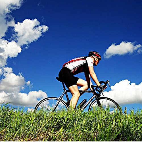 ALLY Fahrradhose mit 3D COOLMAX Sitzpolster Herren Radfahren Fahrrad Unterwäsche Shorts - 7