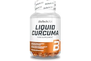 BioTechUSA Liquid Curcuma - Estratto di curcumina liquida ad alta biodisponibilità con vitamina D - Fornitura per 30 giorni