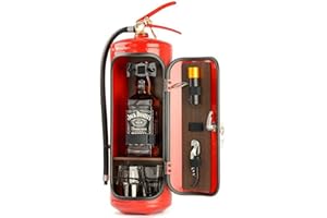 QXQX Mini-Bar pour extincteur, Mini-Bar pour extincteur, Cadeau de Noël, Ensemble de Bar pour Liqueur et vin, décoration pour Pompiers, Cadeaux pour Hommes collectionneurs de vin