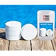 RACO Swimming Pool Chlorine Tablet Multi Functional Slow Dissolving Long Lasting Disinfection Treatment 250grm 4 Tablets