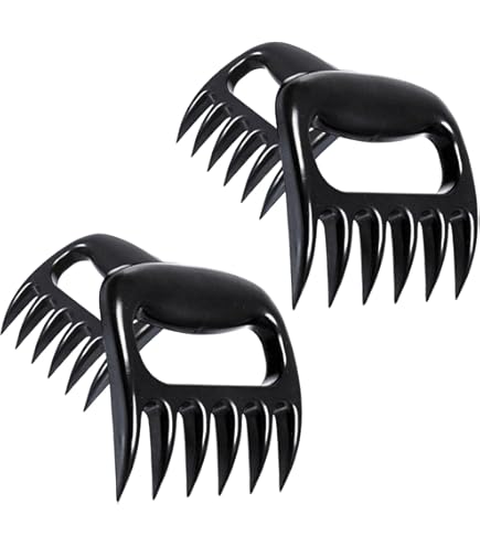 AUSONIA - FOURCHETTE DIAPASON FORGÉE POUR BARBECUE EN ACIER INOX AISI 420 ET LONG MANCHE EN BOIS DE 57 CM