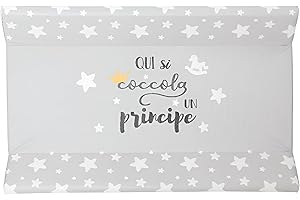 Kikido Cambiador Bebe Universal - 82 x 47 x 10 cm - Príncipe - Trocador de Bebé Impermeable - Tejido Suave con Relleno de Esponja Fácil de Lavar