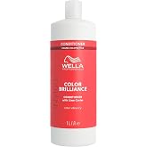 Wella Professionals Invigo Brilliance Intensifying Conditioner -Shine - Intense and Protection -For Thick Hair 1L