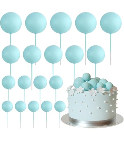 BOUBONI 48 stuks taartdecoratie, taarttoppers, taarttoppers