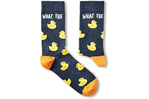 Urban Eccentric Unisex What The Duck Socks | Gift | 1 Pair | Cotton Rich Socks | Premium Socks | Novelty | Gifts
