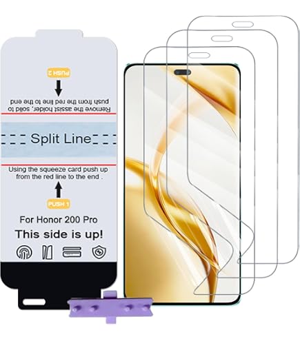 Film De Protection Hydrogel Pour Huawei Honor 200 Pro 6.7 Pouces - Transparent - Anti-rayures, Choc - Neuf