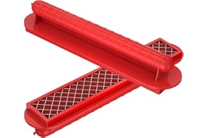 Sobeta Hot Dog Cutter - Multifunctional Sausage Cutter Ham Slicer - Lightweight Portable Hotdog BBQ Grilling Kitchen Tool for BBQ Outdoor Camping Grill Kitchen, Red