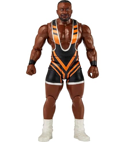 WWE Big E Elite Collection Action Figure, 6-inch Posable