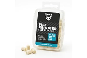 Royal Hunter ® - Pulitore in feltro I pulitore in feltro per fucili, fucili, fucili, pistole e revolver, detergente in feltro per tutti i calibri per la pulizia delle armi e la cura delle armi