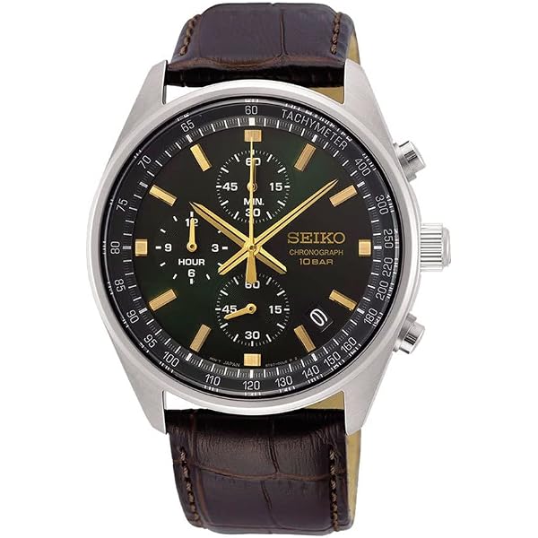 Orologio Pulsar Active PT3A28X1 Uomo – Cronografo Quarz, Cassa 44mm Acciaio Placcato Oro Rosa, Quadrante Grigio, Cinturino In Vera Pelle