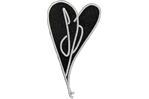 ROCK OFF OFFICIALLY LICENSED PRODUCTS The Smashing Pumpkins Gish Heart Woven Patch Accessory Size
