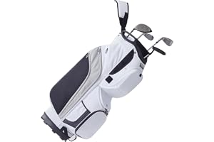 VEVOR Golfvagnsväska med 14-vägs organiseringsavdelartopp, premium kundvagn med stativ, hållbara golfväskor med handtag och d