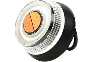 HUAREW Éclairage de Secours Voyant d'avertissement Voiture Signalisation Lumineuse Route, LED Lampe d'Avertissement Clignotant Gyrophare Balise avec Base magnétique et crochets