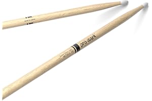 ProMark Classic Attack 5A Shira Kashi Oak Drumsticks, pointe ovale en nylon, 1 paire
