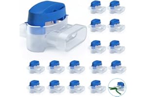 KLYNGTSK 20 PCS Cable Connector Electrical ABS Wire Connectors Filled with Moisture-proof Resin Boundary Wire Connectors Waterproof Connector Crimp Connection Terminals for Automower Outdoor Garden