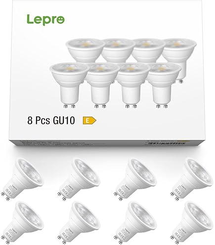 Lampadine LED GU10 JANDEI 7W Luce Bianca Neutra 4200K - Confezione Da 5, 650 Lumen, Non Dimmerabili, Risparmio Energetico