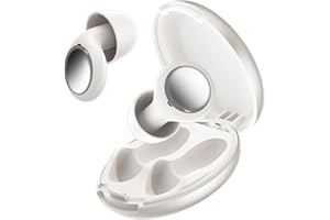 VKROBAG Tapones Oidos Ruido Dormir, Tapones Oidos Cancelacion de Ruido de Silicona 35dB, earplugs reutilizables ultra suaves que reducen el ruido, Concentración, para Dormir y viajar, Blanco Claro