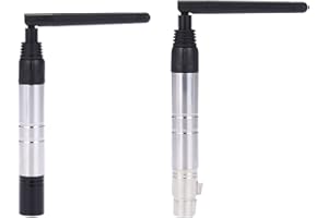 HUIOP Transmisor DMX,1000M Ultra Larga Distancia 2.4G ISM DMX512 Transmisor inalámbrico y Receptor 23DBM Controlador de iluminación con Antena para luz de Escenario Lámpara de Efecto PAR