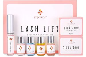 Ögonfranslyftningsset ögonfransförlängning kit professionell ögonfransvåg ögonfransvågor startkit franslyft kit, perfekt för fester, födelsedagar, halloween