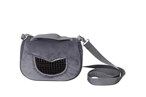 DAUERHAFT Squirrel Outing Handbag Travel Backpack Small Pets Carrier Bag for Sugar Glider(Large)