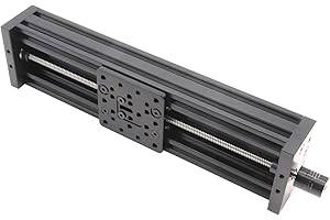 Zeberoxyz 350mm Aluminum Profile 4080U Z-axis Screw Slide Table Linear Actuator Kit Linear Module for 3D Printer and CNC Machine