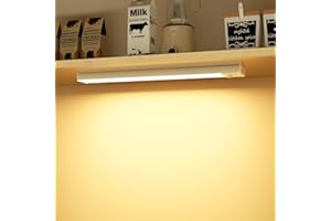 Generico Luz LED Adhesiva USB Recargable 1000mAh con Sensor de Movimiento - Luz Cálida 3000K, 36 LEDs, 4 Modos, Magnética, como Luz Nocturna para Mesa de estudio, Escaleras, Cocina, Garaje - 2 Piezas