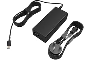 GHIOPQRSX Universal 65W USB C Laptop Charger Compatible with Lenovo Dell HP Samsung Asus Acer Google UK Chromebook Charger, 45W Type C Fast Charging AC Adapter Power Cord
