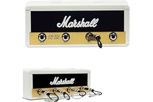 KAIYOCA Llavero Amplificador, Ganchos para llaveros montados en la pared, con 4 llaveros de enchufe (Conjunto Blanco)